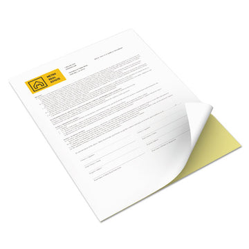 xerox™ Revolution Digital Carbonless Paper, 2-part, 8.5 X 11, Canary-white, 5, 000-carton freeshipping - TVN Wholesale